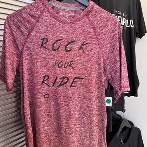 CycleBar Rock Your Ride dry-fit workout shirt
